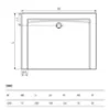 Obrazek Brodzik Forma Compakt 800X1200X110 BREX.FOR128WHC