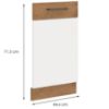Obrazek Front Zmywarki Vigo biały HG 713x446