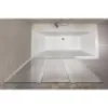Obrazek Parawan wannowy Agat 120x140 chrom
