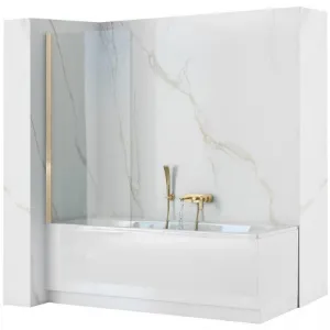 Obrazek Parawan wannowy Elegant 70x140 gold