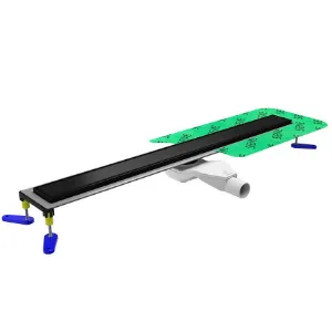 Obrazek Odwodnienie liniowe Sieme Torsion Odwr 1000 czarny mat
