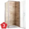 Obrazek Kabina prysznicowa Atena 100x100x190 czyste-chrom