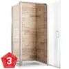 Obrazek Kabina prysznicowa Atena 80x80x190 czyste-chrom