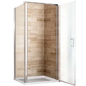 Obrazek Kabina prysznicowa Atena 80x80x190 czyste-chrom