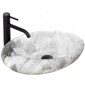 Obrazek Umywalka nablatowa Roxy Stone L. Grey