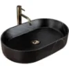 Obrazek Umywalka nablatowa Nadia 60 Black Stone Matt Rea-U8565