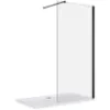 Obrazek Ścianka Walk-In Fiord 110x195 black