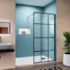 Obrazek Ścianka Walk-In Metro 130x195 black