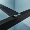 Obrazek Ścianka Walk-In Metro 130x195 black