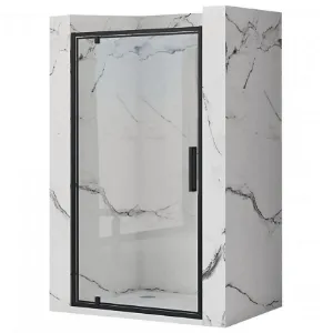 Obrazek Drzwi prysznicowe Rapid Swing 80x195 black Rea K6408