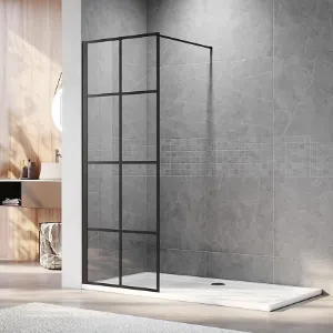 Obrazek Ścianka Walk-In Metro 80x195 black