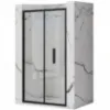 Obrazek Drzwi prysznicowe Rapid Fold 80x195 black Rea K6418