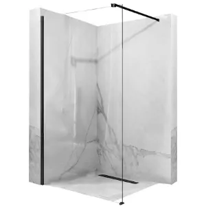 Obrazek Ścianka Walk-in Aero Rea K6597 110x195 black
