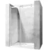 Obrazek Drzwi prysznicowe chrom Nixon-2 130x190 lewe chrom Rea K5004