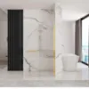 Obrazek Ścianka Walk-in Cortis Rea K8485 120x200 gold