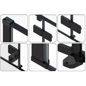 Obrazek Kabina prysznicowa Fargo Rea K6318 90x90x195 black