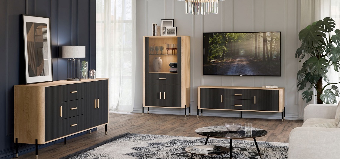 System Dante  dąb cremona torro/antracyt