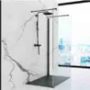 Obrazek Brodzik prostokątny Stone Rea K9603 black 90x120