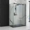 Obrazek Brodzik prostokątny Stone Rea K9603 black 90x120