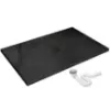 Obrazek Brodzik prostokątny Rock Rea K4580 black 90x120