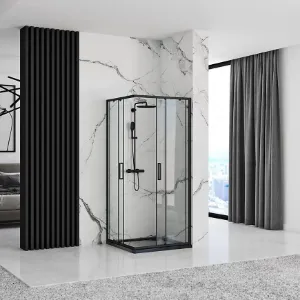 Obrazek Kabina prysznicowa Punto Rea K4800 80x80x190 black