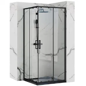 Obrazek Kabina prysznicowa Punto Rea K4801 90x90x190 black