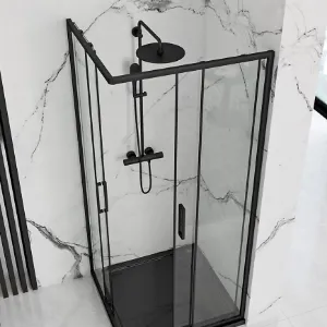 Obrazek Kabina prysznicowa Punto Rea K4801 90x90x190 black