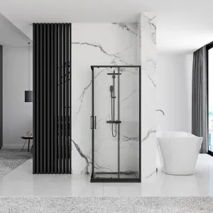 Obrazek Kabina prysznicowa Punto Rea K4801 90x90x190 black