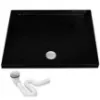 Obrazek Brodzik kwadratowy Savoy Rea K4804 black 80x80