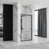 Obrazek Drzwi prysznicowe Rapid Swing 100x195 black Rea K6410