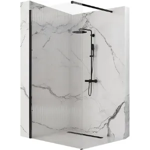Obrazek Ścianka Walk-in Aero Intimo Rea K4121 100x200 black