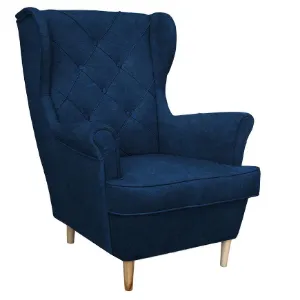 Obrazek Fotel Kingston Bis Holand 86 00/1 granatowy