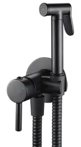 Obrazek Bateria bidetowa Rea Loop Lungo czarna