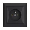 Obrazek Gniazdo pojedyncze POLA black 33208