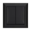 Obrazek Łącznik podwójny POLA black 33201