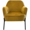 Obrazek Fotel Bob WX-2924 Yellow Velvet 20