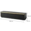 Obrazek Szafka Rtv Royal 180 Czarny