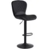 Obrazek Stołek barowy Iris 12026 czarny