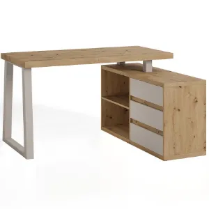 Obrazek Zestaw Iga Ii Biurko+Komoda Artisan/Kaszmir