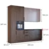 Obrazek Kuchnia Luxeo 260 Baltic Storm/Beige Set 3