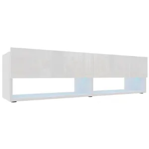 Obrazek Szafka RTV Izumi 140 WH biały mat/połysk