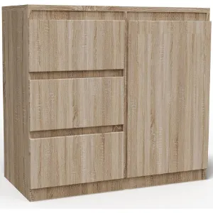 Obrazek Komoda Merg 3S1F sonoma