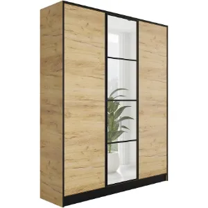 Obrazek Szafa Eden 3d 157 Dąb Craft Złoty 1