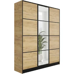 Obrazek Szafa Eden 3d 157 Dąb Craft Złoty 2