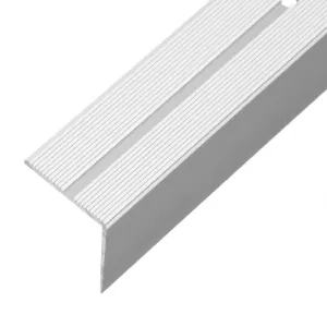 Obrazek Listwa schodowa z ryflem LSSR 42X22 2,0m srebrny