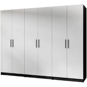 Obrazek Szafa X3 Gold 2d Czarny/Biały