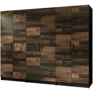 Obrazek Szafa X3 Gold 2d Czarny/Old Style