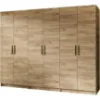 Obrazek Szafa X3 Gold 2d Dąb Craft Złoty/Dąb Craft Złoty