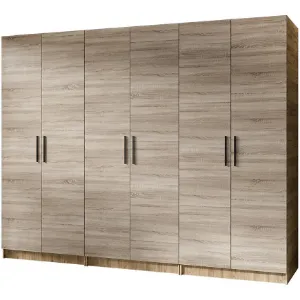 Obrazek Szafa X3 Gold 2d Dąb Craft Złoty/Dąb Sonoma