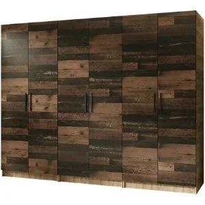 Obrazek Szafa X3 Gold 2d Dąb Craft Złoty/Old Style